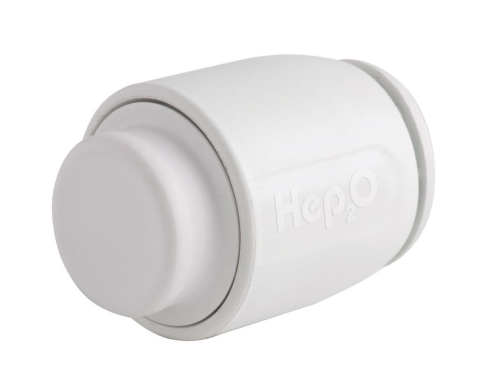 Hep2O  Plastic Push-Fit Stop End 22mm