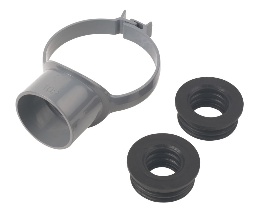 FloPlast Strap Boss Grey 110mm Screwfix