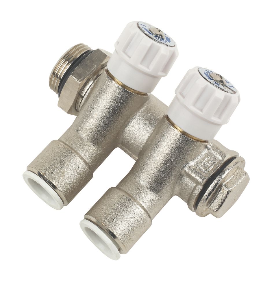 JG Speedfit 2 Port Modular Manifold Silver