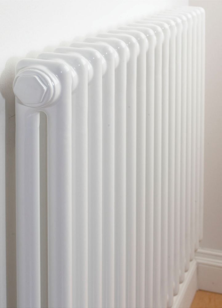 Acova Classic 2 Column Radiator 600mm X 1410mm White 4637BTU - Screwfix