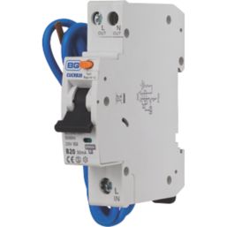 British General Fortress 20A 30mA Type AC SP B Curve  Mini-RCBO