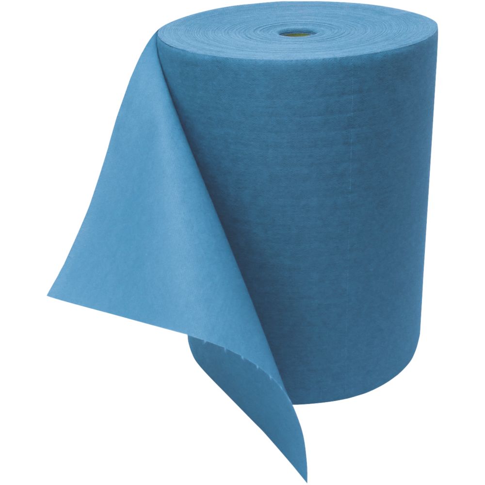 blue cleaning cloth roll