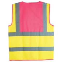 Pro RTX High Visibilty  Waistcoat Yellow / Pink Small 36" Chest