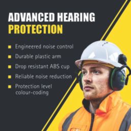 JSP Sonis 1 Mounted Ear Defenders 26dB SNR