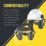 JSP Sonis 1 Mounted Ear Defenders 26dB SNR