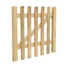 Forest Ultima Pale Garden Gate 900mm x 900mm Natural Timber