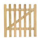 Forest Ultima Pale Garden Gate 900mm x 900mm Natural Timber