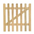 Forest Ultima Pale Garden Gate 900mm x 900mm Natural Timber