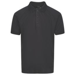 Regatta Coolweave Polo Shirt Black X Large 43.5" Chest