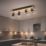 Eglo Gesteira LED 4-Light Spotlight Black & Brown 33W 2300lm