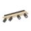 Eglo Gesteira LED 4-Light Spotlight Black & Brown 33W 2300lm