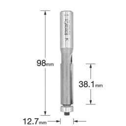 Trend 46/210X1/2TC 1/2" Straight Router Cutter 12.7mm x 38mm