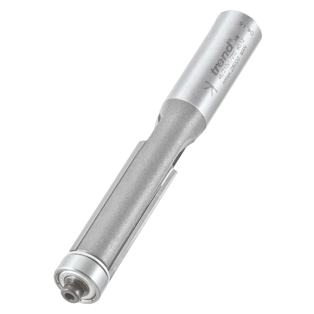 Trend 46/210X1/2TC 1/2" Shank DoubleFlute Straight Router Cutter 12