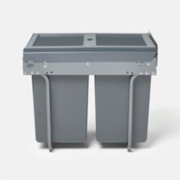Essentials Vigote Pull-Out Bin Anthracite 36Ltr