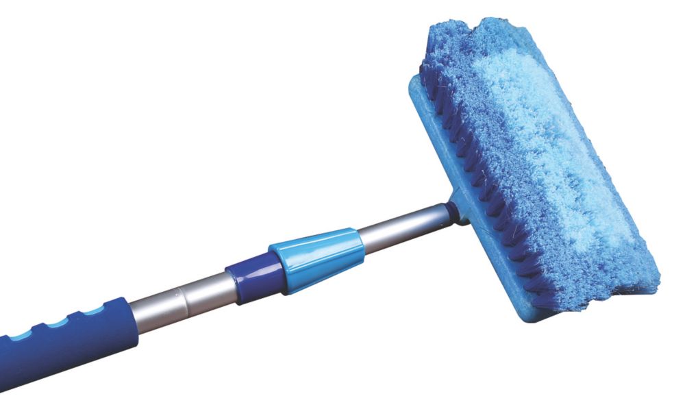 Silicone Long Handle Brush, Telescopic Brush Windows