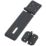 Smith & Locke Hasp & Staple Black Powder-Coated 120mm