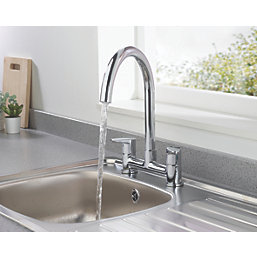 Bristan QST DSM C Quest Surface-Mounted Deck Sink Mixer Kitchen Tap Chrome