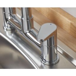 Bristan QST DSM C Quest Surface Mounted Deck Sink Mixer Kitchen Tap Chrome