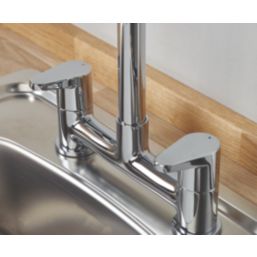 Bristan QST DSM C Quest Surface Mounted Deck Sink Mixer Kitchen Tap Chrome