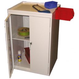 Barton Grey Tool Storage Cabinet 600mm x 500mm x 930mm