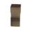 FloPlast  Square Downpipe Shoe Brown 65mm
