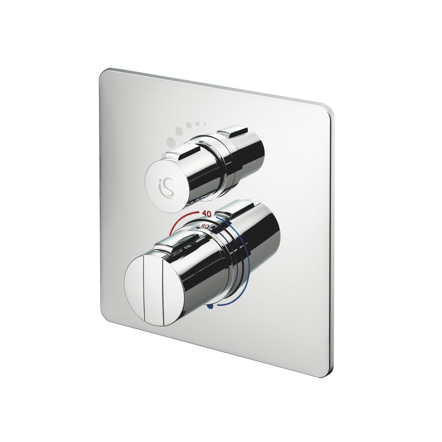 Ideal Standard Easybox Slim Concealed Single Outlet Thermostatic Chrome Mixer Shower Valve (9377H)