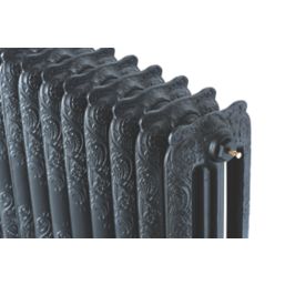 Arroll 760mm x 914mm 5405BTU Pewter Cast Iron 3 Column Radiator