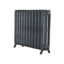 Arroll 760mm x 914mm 5405BTU Pewter Cast Iron 3 Column Radiator