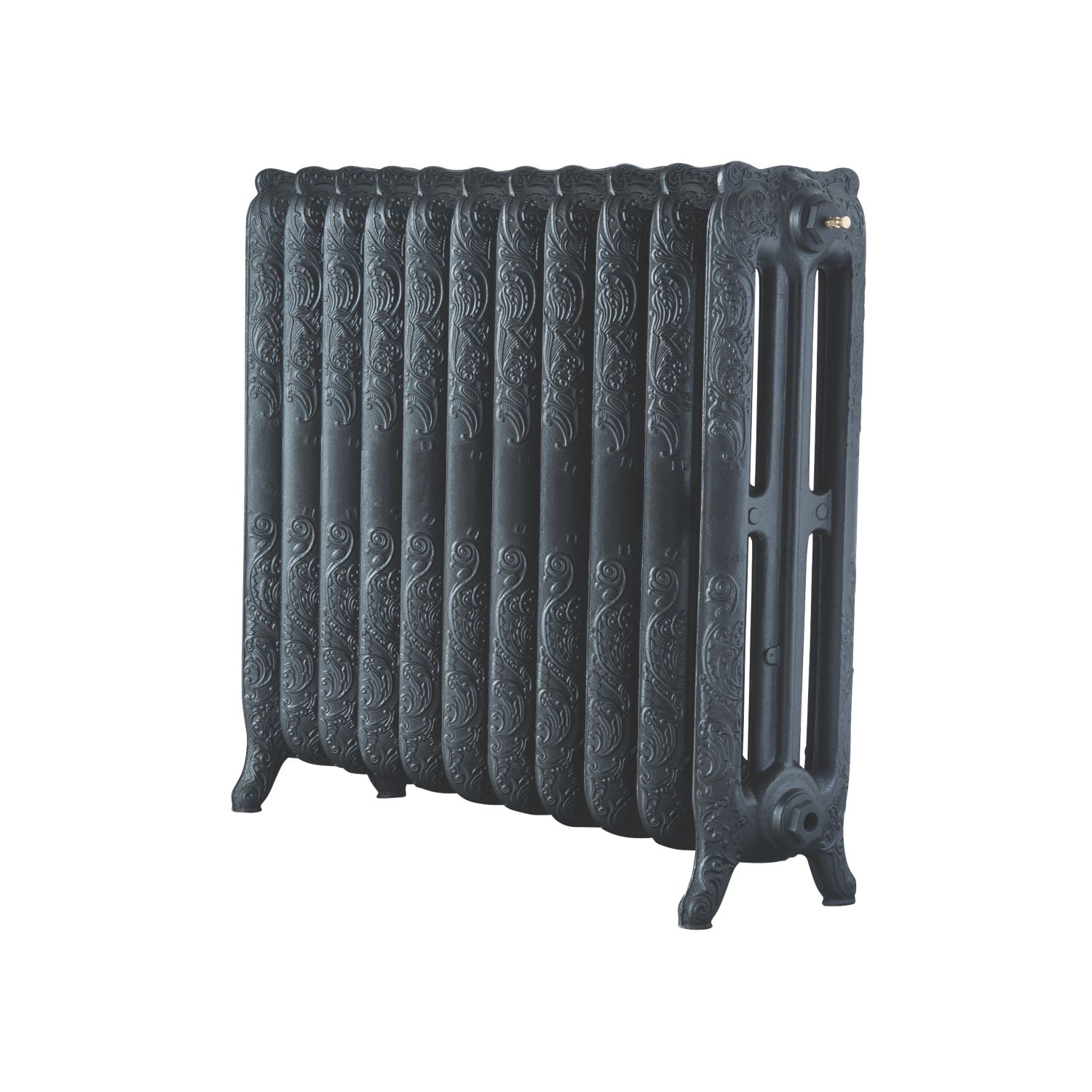Arroll 760mm x 914mm 5405BTU Pewter Cast Iron 3 Column Radiator (9379P)