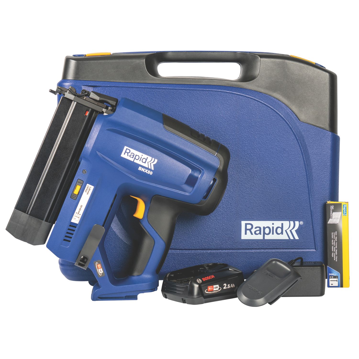 Rapid BNX50 50mm 18V Lithium Power for All Brushless Mechanical & Electrical Cordless Nail Gun - Bare (937AG)