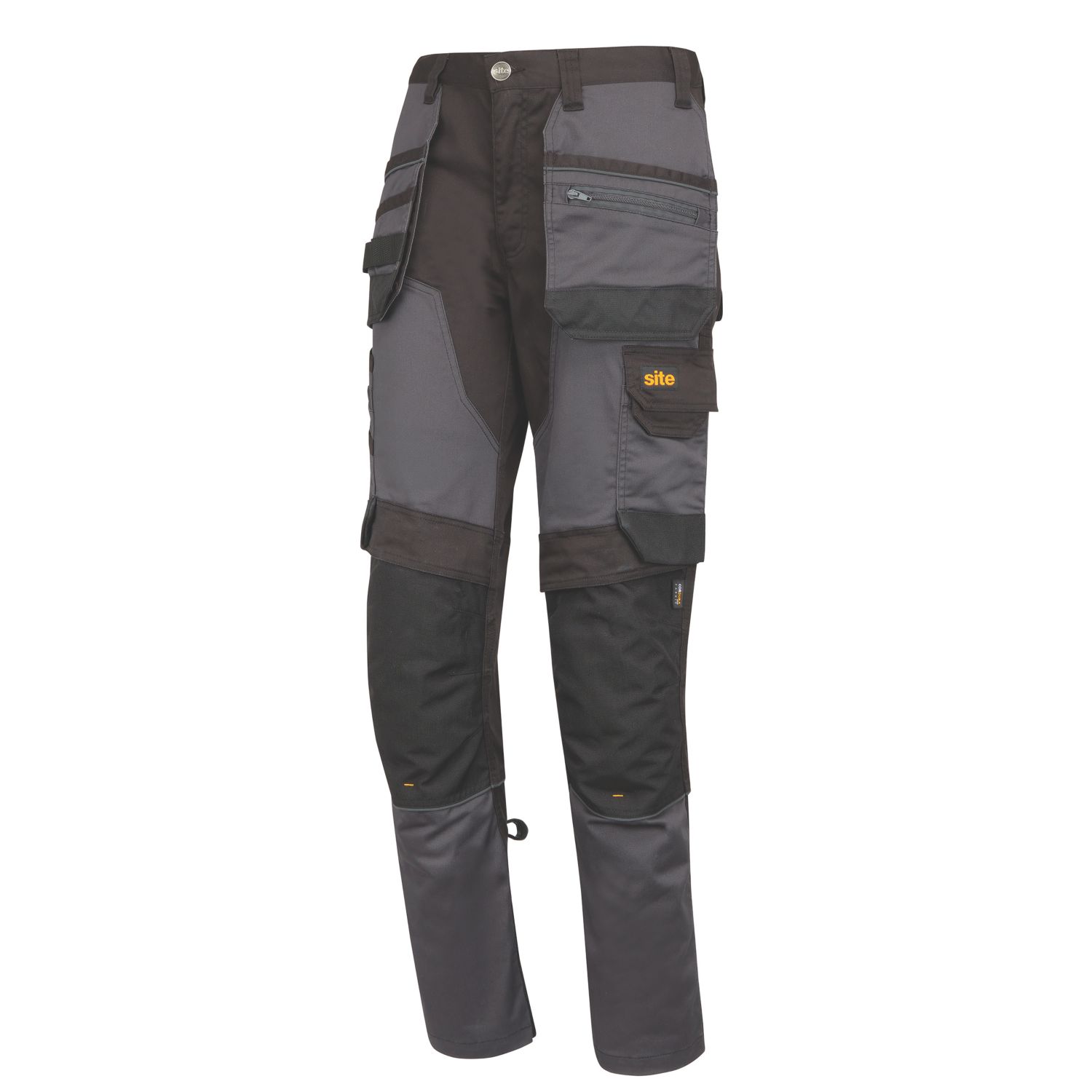 Site Bolden Holster Pocket Trousers Grey / Black 38" W 30" L (937CN)