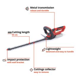 Einhell Akku-Gartenset PXC 18V 1 x 2Ah Li-Ion Power X-Change  Cordless Leaf Blower & Hedge Trimmer Kit