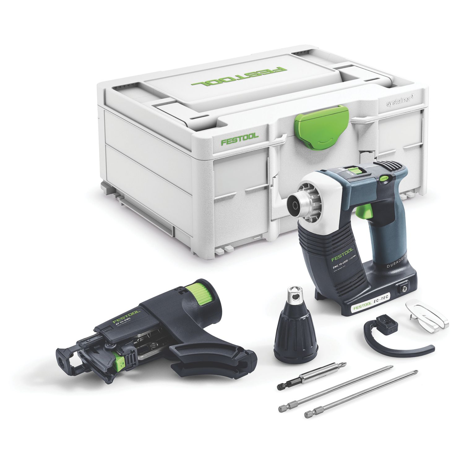 Festool DWC 18-4500-Basic 18V Li-Ion Airstream Brushless Cordless Drywall Screwdriver - Bare (937HN)