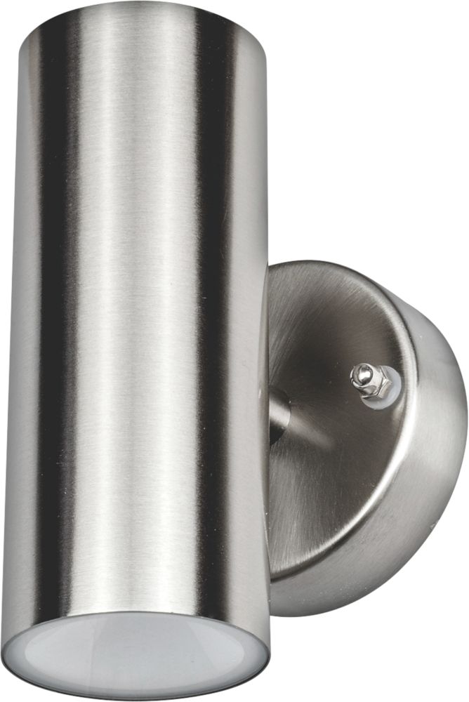 Luceco  Outdoor LED Up & Down Wall Light  Stainless Steel 8W 500lm