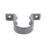 FloPlast Solvent Weld Pipe Clips Anthracite Grey 32mm 20 Pack