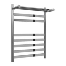 Reina 720mm x 530mm 843BTU Stainless Steel Flat Designer Towel Radiator