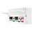 British General Fortress 19-Module 11-Way Part-Populated High Integrity Dual RCD Consumer Unit with SPD