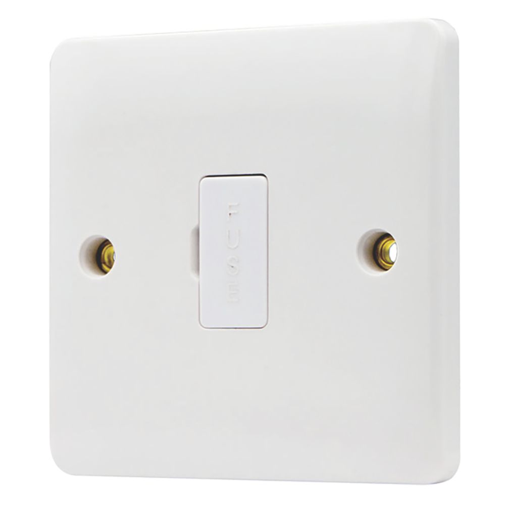 Vimark Pro 13A Unswitched Fused Spur  White