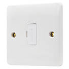 Vimark Pro 13A Unswitched Fused Spur  White with White Inserts