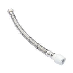 Hep2O Push-Fit Keyless Flexi Tap Connector 15mm x 3/4" x 300mm 2 Pack