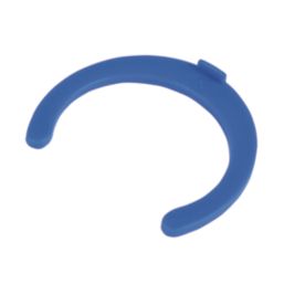 FloPlast FloFit+ Plastic Collet Clips Blue 28mm 10 Pack