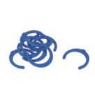 FloPlast FloFit+ Plastic Collet Clips Blue 28mm 10 Pack