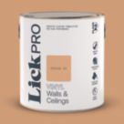 LickPro  2.5Ltr Orange 03 Vinyl Matt Emulsion  Paint