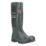 Dunlop TerraPro Size 10  Green Steel Toe Cap Safety Wellies