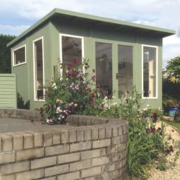 Shire Miami 12' x 10' (Nominal) Pent Tongue & Groove Timber Summerhouse