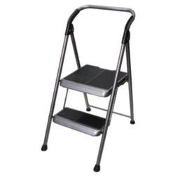 Werner Steel 2 Step 490mm Folding Step Stool With Platform