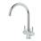 Trebbia Dual-Lever Mono Mixer Kitchen Tap Chrome