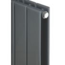 Ximax 1200mm x 595mm 3689BTU Anthracite Vertical Designer Radiator