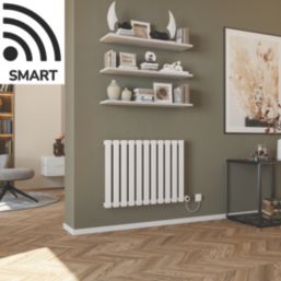 Azur Ilios 800W Electric Radiator 600mm x 828mm White 2731BTU