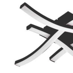 Eglo Cabezas-E LED Ceiling Light Black 20W 2400lm